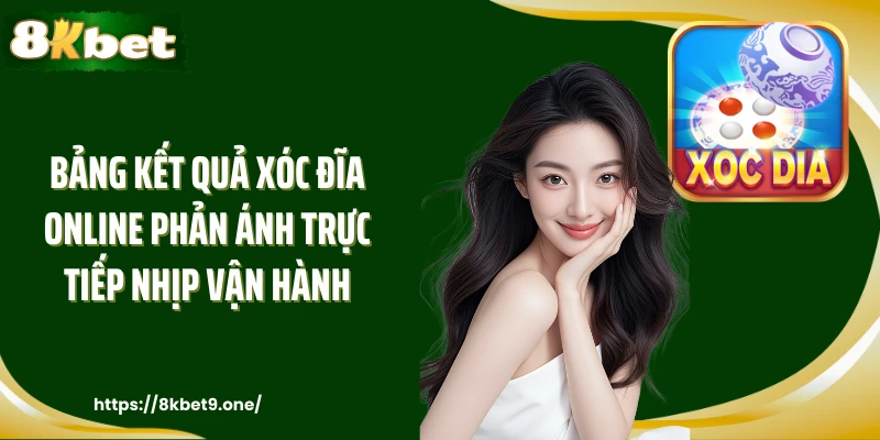 Bảng kết quả xóc đĩa online phản ánh trực tiếp nhịp vận hành