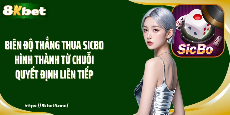 Biên độ thắng thua Sicbo hình thành từ chuỗi quyết định liên tiếp